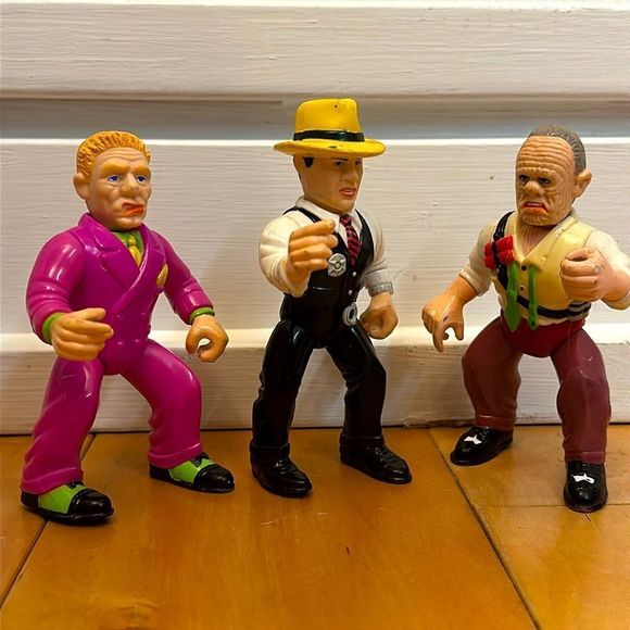 Dick Tracy Characters, Disney Playmates Toys Inc. 3x 4.5x2.5” - Picture 1 of 6